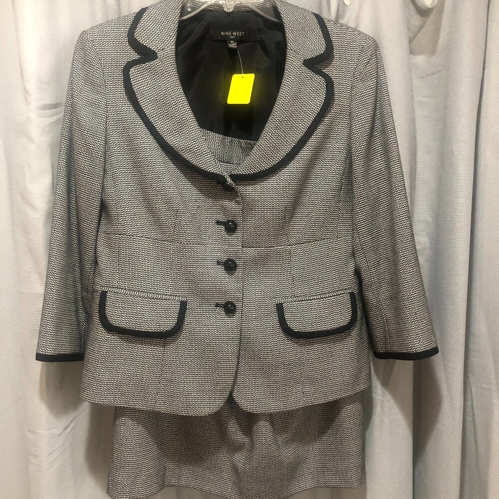 Two piece skirt suit